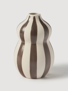 Handbeschilderde vaas Ellen, H 18 cm