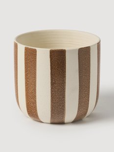 Handbeschilderde dekselpot Ellen, H 15 cm