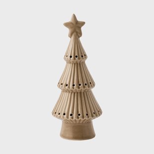 Lene Bjerre Mythel LED-boom decoratieobject Beige, 7x7xH17,2 cm