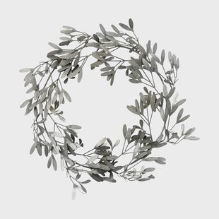Lene Bjerre Mistlia krans Grijs, Ø64 cm