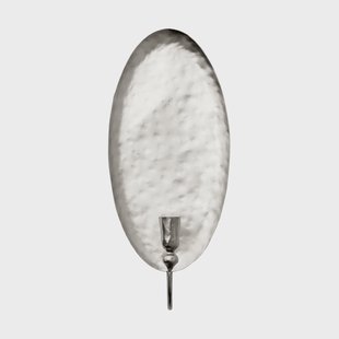 Lene Bjerre Inine wandkandelaar Zilverkleurig, 17x40 cm