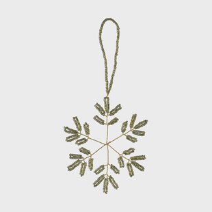 Lene Bjerre Misolde decoratieve hanger Groen, 9x9 cm