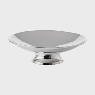 Lene Bjerre Sigrine schaal Zilverkleurig, Ø21xH6 cm
