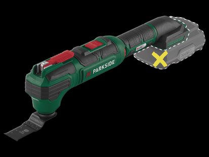 PARKSIDE Accu-multitool 20 V zonder accu en lader