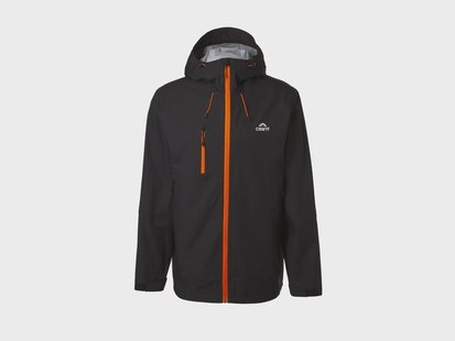 CRIVIT Heren sportjack, waterdicht (Zwart, M)