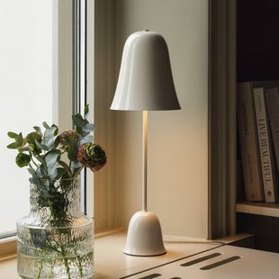 Blåklockan tafellamp ivoorkleurig, hoogte 56 cm - Globen Lighting - Woonkamer - Scandinavisch - Metaal - Met lampenkap