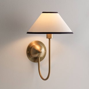 Globen Lighting wandlamp IRIS, crèmekleurig, hoogte 32 cm