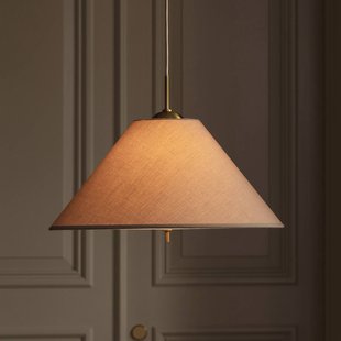 Globen Lighting hanglamp IRIS 50 mokkabruin Ø 50 cm
