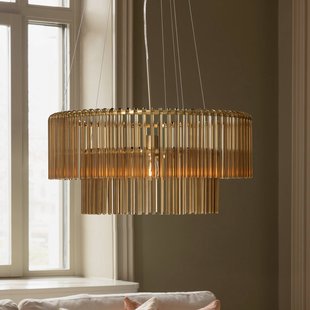 Globen Lighting hanglamp HOOK 60, glas, cognac