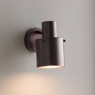 Globen Lighting wandlamp Clark, brons, breedte 10 cm, metaal