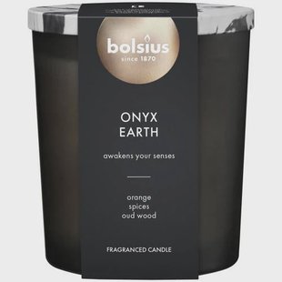 Bolsius geurkaars - Onyx Earth (75 branduren)