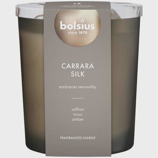 Bolsius geurkaars - Carrara Sillk (75 branduren)