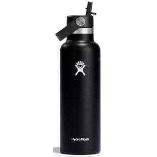Hydro Flask drinkfles Standard Mouth met rietjesdop (621 ml) RVS