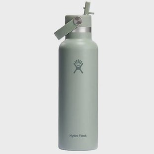 Hydro Flask drinkfles Standard Mouth met rietjesdop (621 ml) RVS