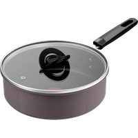 Tefal Ceramic Control Grey hapjespan 24 cm + deksel