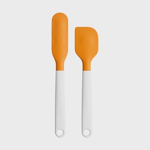Fiskars Functional Form spatel en kleine spatel Kunststof-siliconen, 2 delen