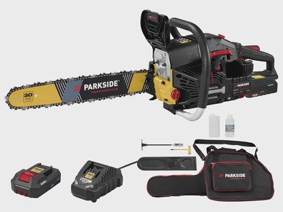 PARKSIDE PERFORMANCE Benzine kettingzaag met elektrische start, 2,2 kW, Limited Edition