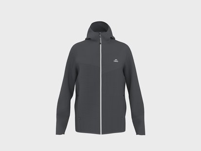 CRIVIT Heren sportjack met powerstretch (Grijs, XXL)