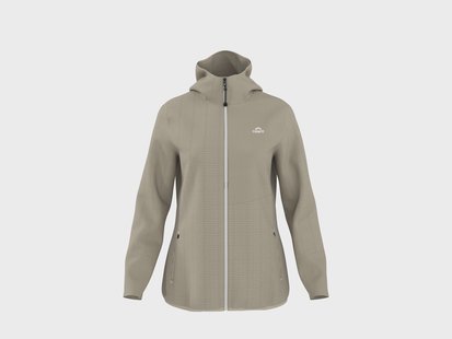 CRIVIT Dames sportjack met powerstretch (Beige, M (40/42))