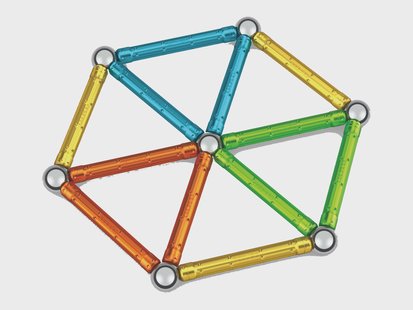 GEOMAG Magneet speelgoed Magnetic Sticks Gems 70