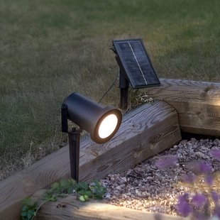 STAR TRADING LED-zonne-spot Powerspot 10 cm 3000 K, 50 lm, zwart, grondpen