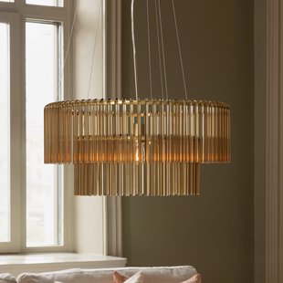 Hook 60 hanglamp, glas cognac - Globen Lighting - Woonkamer - Scandinavisch - 1 lamp