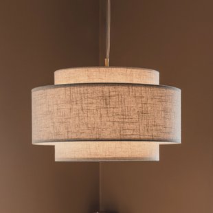 Noah Bouclé hanglamp Ø 50 cm beige textiel - Globen Lighting - Woonkamer - Scandinavisch - Stof - 1 lamp