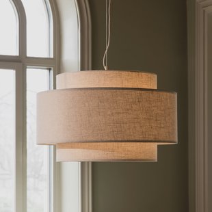 Noah Bouclé hanglamp Ø 70 cm beige textiel - Globen Lighting - Woonkamer - Scandinavisch - Stof - 1 lamp