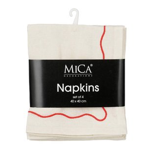 Mica Decorations servet (set van 4)