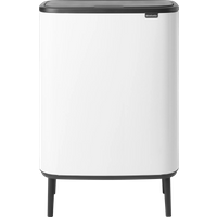 Brabantia Bo Touch Bin Hi Prullenbak 2 x 30 liter White