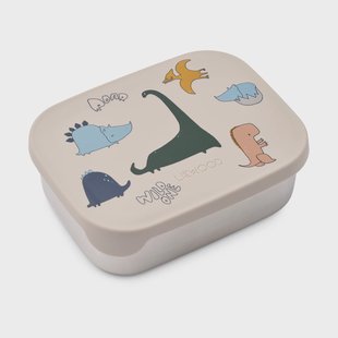 Liewood Arthur lunchtrommel 13,5x17 cm Dino roar/Sandy