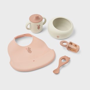 Liewood Mileah baby eetset Wild child/Rosey