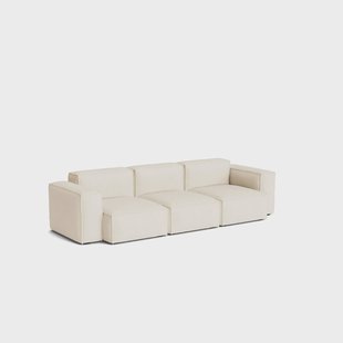HAY Mags Soft Low Armrest bank 2,5-zits combinatie 1 Turf cream, afneembare bekleding