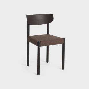 HAY Pack Chair 11 stoel Iron black eik-graphite brown-Remix 356