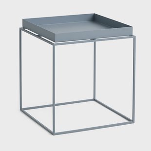 HAY Tray Table medium bijzettafel Pigeon blue, 40x40x44 cm