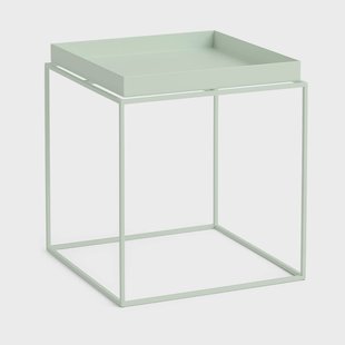 HAY Tray Table medium bijzettafel Soft mint, 40x40x44 cm