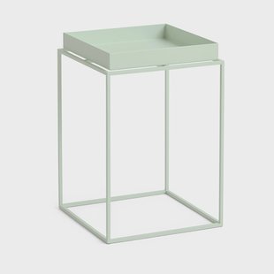 HAY Tray Table medium bijzettafel Soft mint, 30x30x44 cm