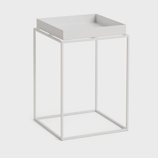 HAY Tray Table medium bijzettafel White, 30x30x44 cm