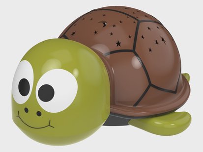 ANSMANN Kinder nachtlampje, met sterreneffect, zeehond of schildpad