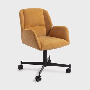 Jesper Home Eetkamerstoel Myoko Caster Black - El Dorado