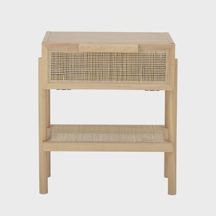 Bloomingville Bijzettafel Manon 49 x 35.66cm - Naturel - Vierkant