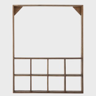 Bloomingville Wandrek Marino Gerecycled Hout, 88 x 70cm - Bruin