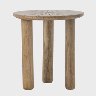 Bloomingville Ronde Bijzettafel Stella, Mangohout, 40cm - Naturel