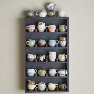 Bloomingville Wandrek Thessa Mangohout, 83 x 49cm - Zwart