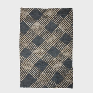 Bloomingville Vloerkleed Cat Jute, 150 x 245cm - Zwart