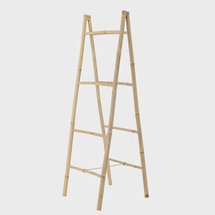 Bloomingville Staand Handdoekenrek Saye Bamboe, 138cm hoog - Naturel