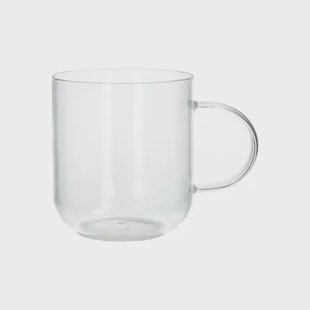 Mok, hittebestendig glas, 400 ml