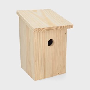 Nestkast voor winterkoning, grenenhout, 17 x 19 x 27 cm