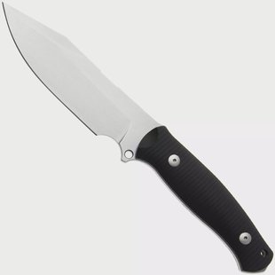 GiantMouse Redington RED-N690-DB-SW Stonewashed N690, Black Canvas Micarta vaststaand mes