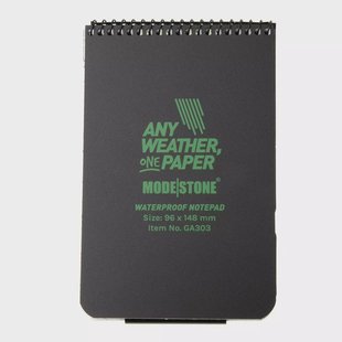 Modestone GA303 Waterproof Top Spiral Notebook + Glowpad 96 x 148 mm, notitieboekje